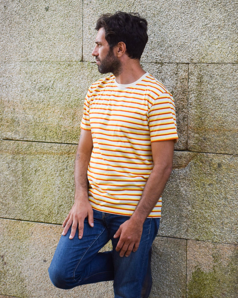 Vicentina - Seapath Men T-shirt Stripes Organic Cotton