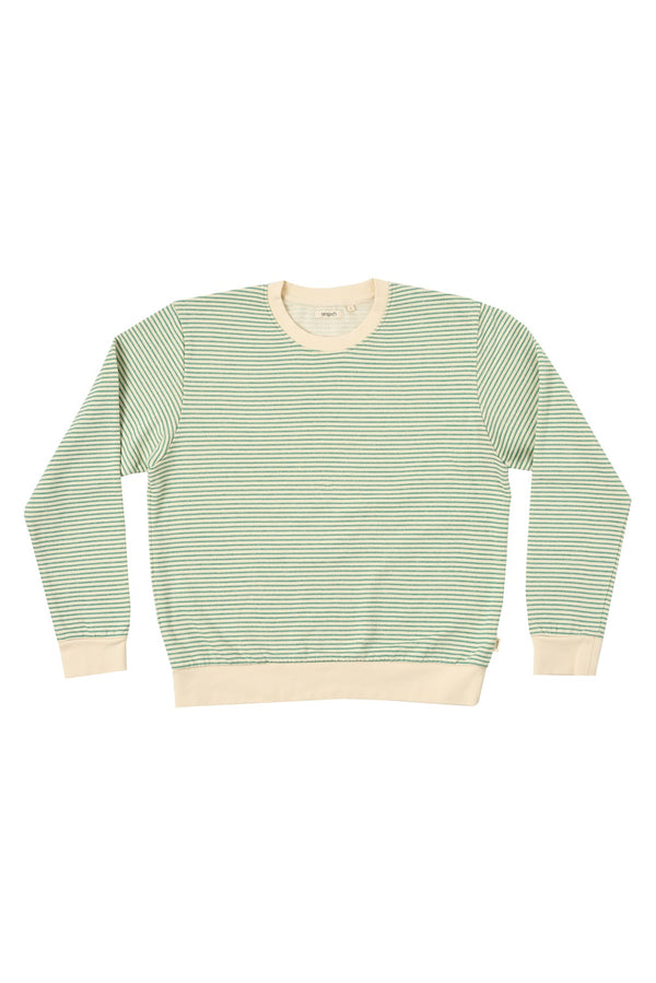 Byron - Seapath Women Sweatshirt Deadstock Cotton Green/Ecru