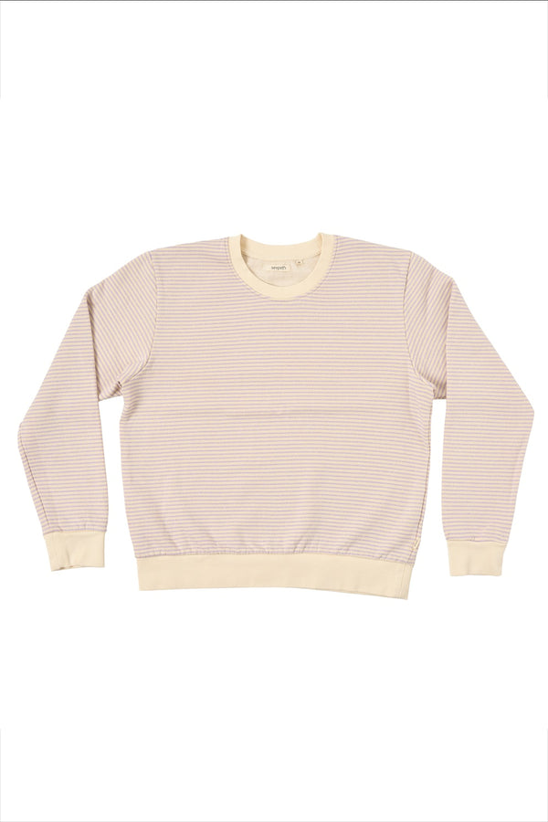 Byron - Seapath Women Sweatshirt Deadstock Cotton Purple/Ecru