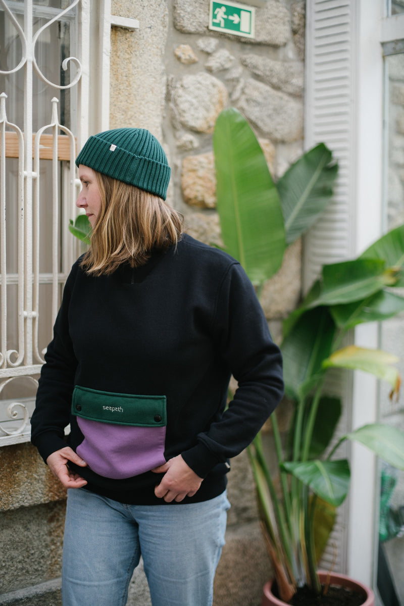 Épaves - Seapath Beanie Organic Cotton Dark Green