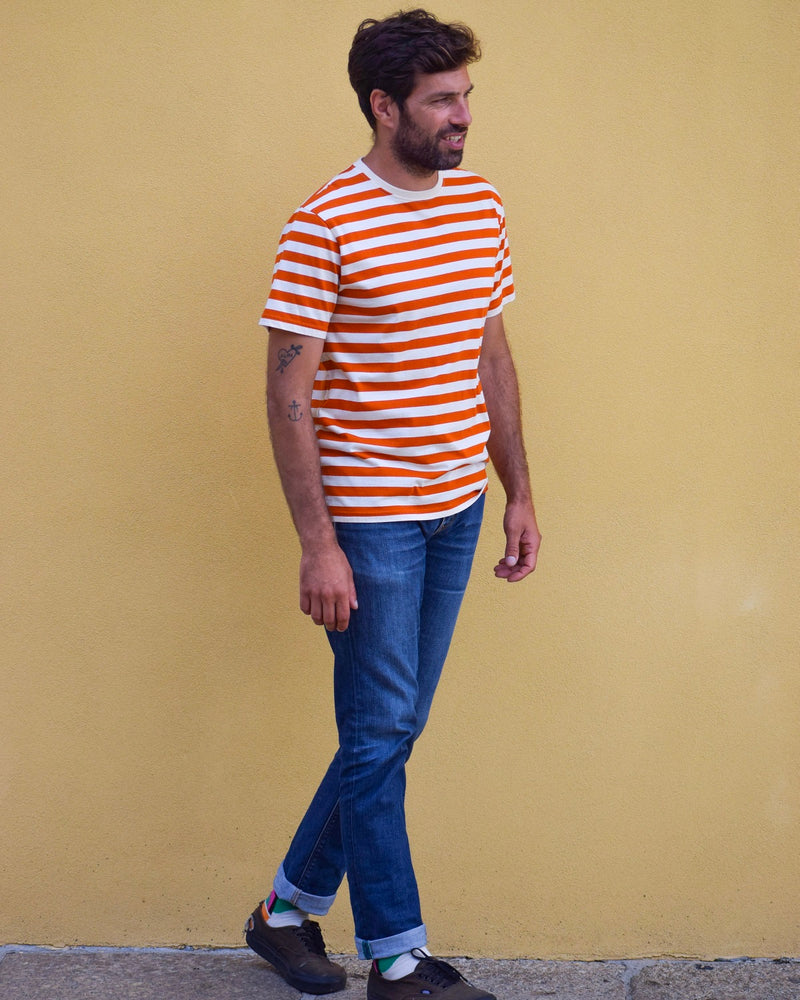 Costa Nova - Seapath Men T-shirt Stripes Organic Cotton