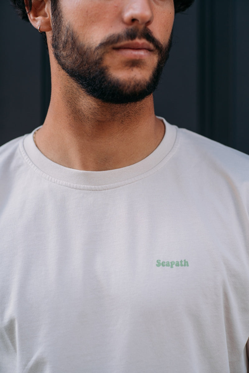 Seapath 80’s Music Club Men T-Shirt Deadstock Cotton Off-White ...