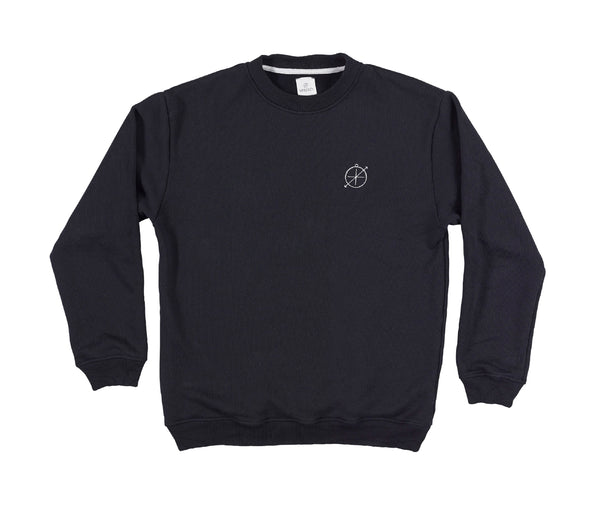 Astrolabe - Seapath Men Sweatshirt Organic Cotton Black