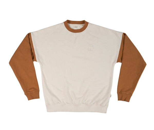 Golden Hour - Seapath Sweatshirt Frauen Bio-Baumwolle Brown