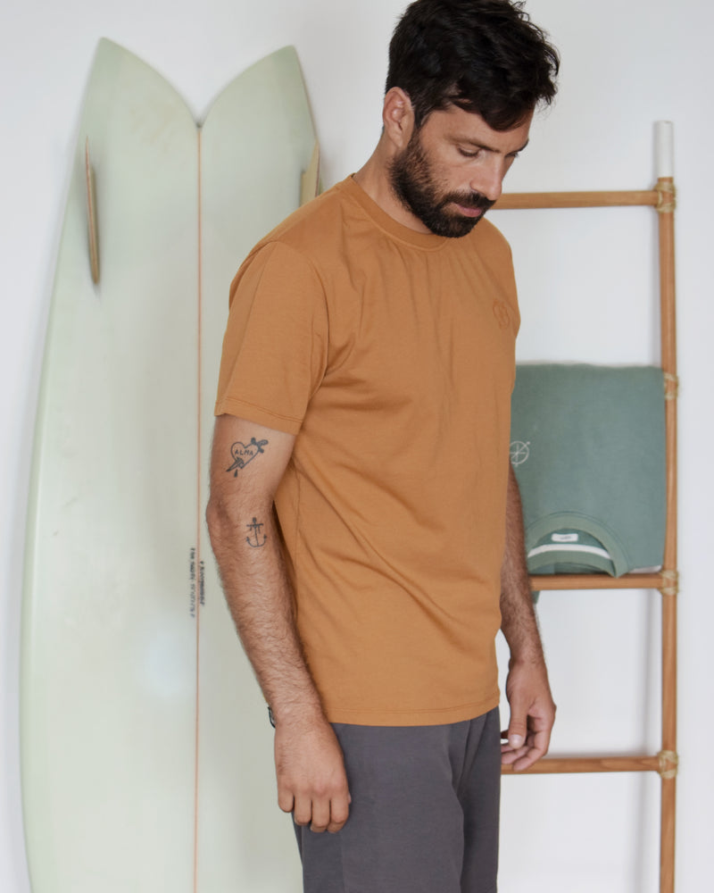 Astrolabe - Seapath Men T-shirt Organic and Recycled Cotton Cathay Spice