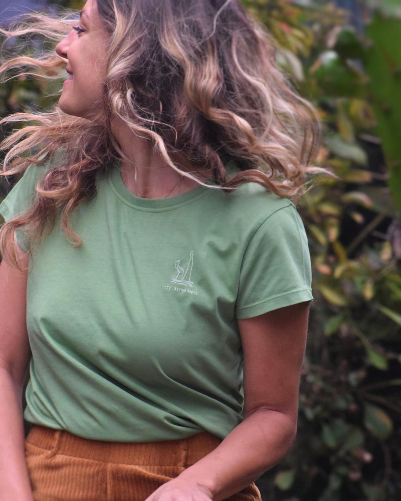 Better Naked - Seapath Women T-shirt Organic Cotton Jade Green