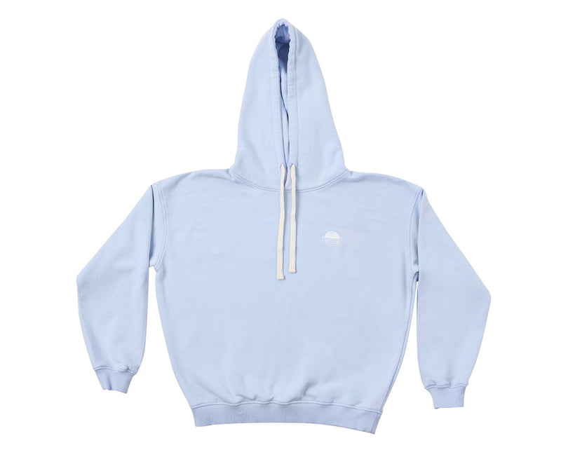 The Sun - Seapath Women Hoodie Organic and Recycled Cotton Light Blue